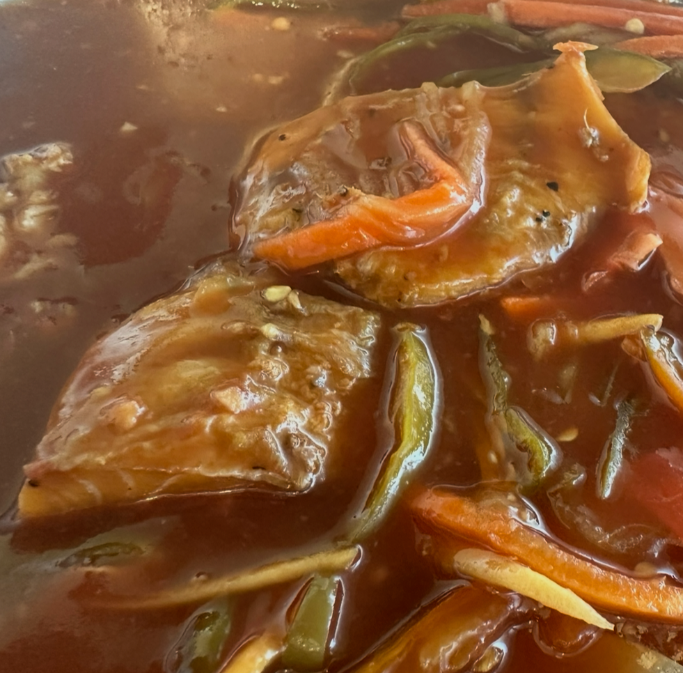 Filet de poisson gingembre