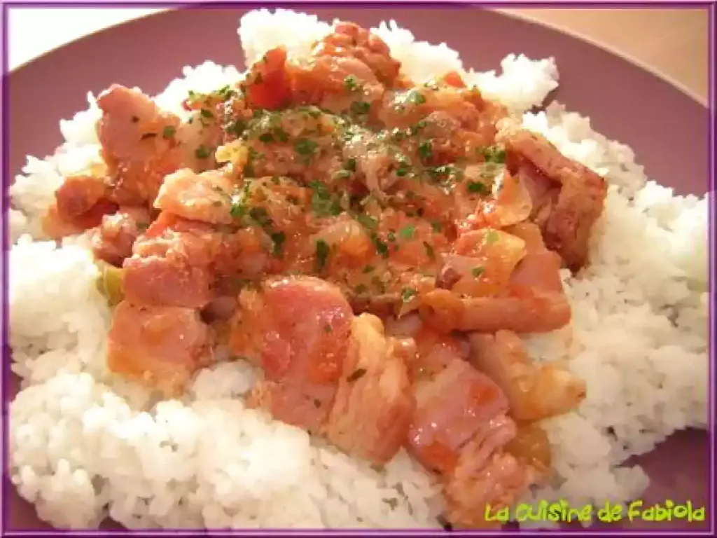 Rougail salé au porc