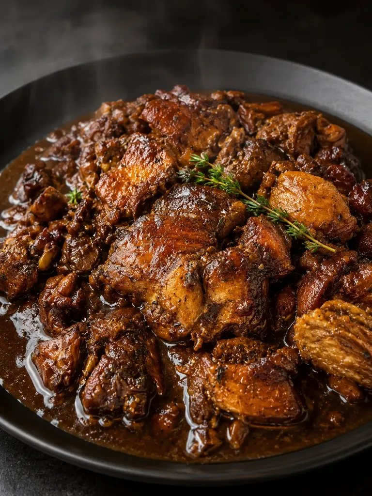Poulet rôti à la marmite