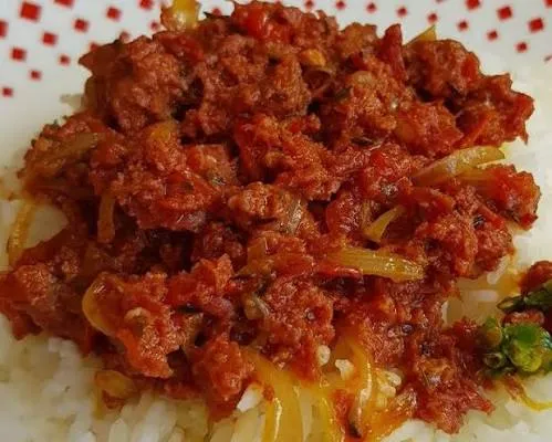 Cari boite bœuf gros piments