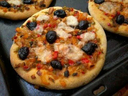 Mini pizza poulet